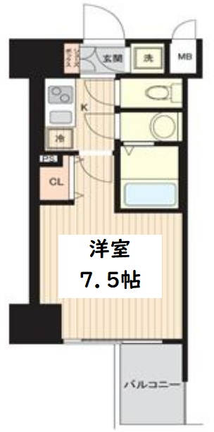 プレミアムコート谷町4丁目　間取り