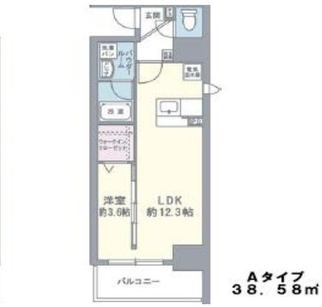ソシオ心斎橋 間取り