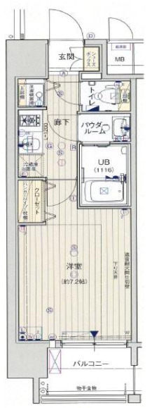 アドバンス難波南シャルム 間取り