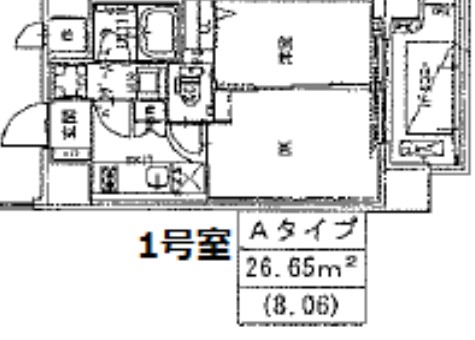ソルテラス阿波座ウィズ　間取り