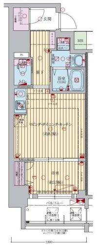 7階の間取り図
