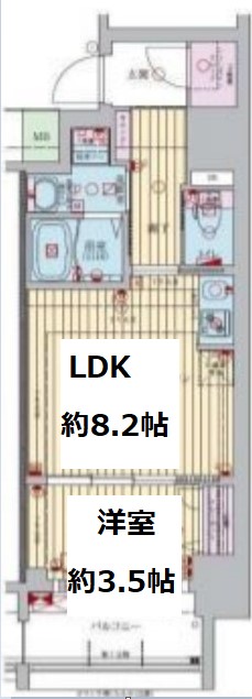 ファーストフィオーレ新大阪グランデ　間取り
