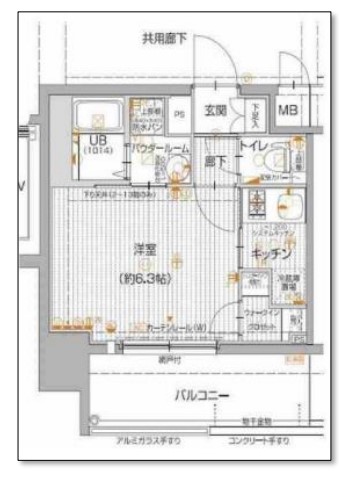 エスリード阿波座レジデンス　間取り