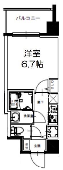 S-RESIDENCE新大阪Ridente 間取り