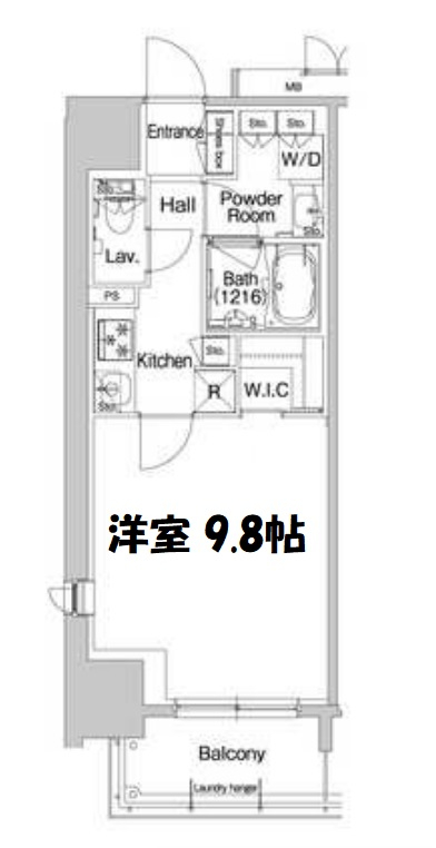コンフォリア北浜　間取り