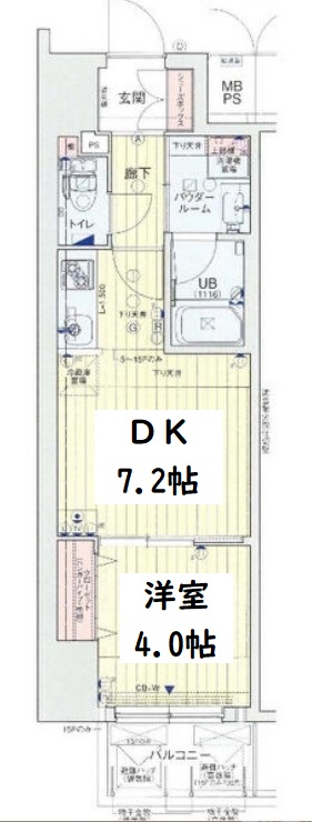レオンコンフォート本町東Ⅱ　間取り