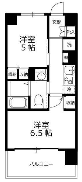 エステムプラザ梅田・中崎町Ⅲツインマークスサウスレジデンス　間取り