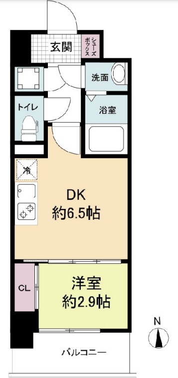 アドバンス難波ラシュレ　間取り
