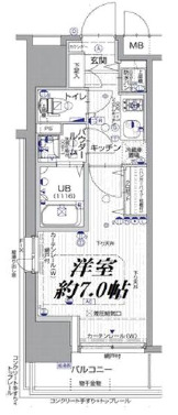 エスリード大手前　間取り