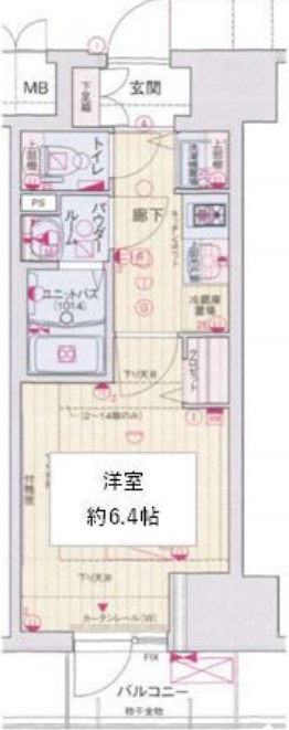 ララプレイス難波シエール 間取り