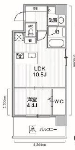 アプリーレ大阪城北 間取り