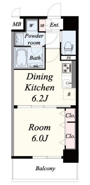 Vert soleil真田山　間取り図