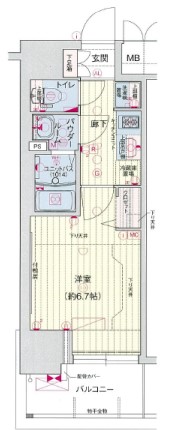 プレサンス梅田北ディア 間取り