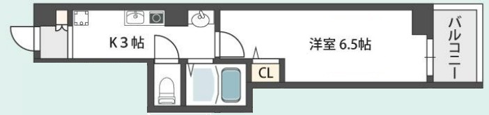 グランパシフィック桜川　間取り