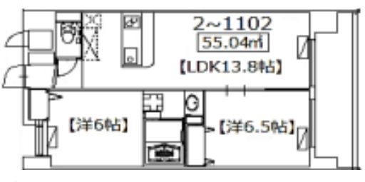 FDS GLANZ 間取り