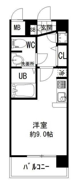 クレアート新大阪パンループ 間取り