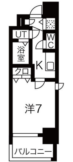 フォーリアライズ南堀江ヴィータ　間取り