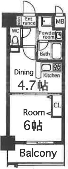 ブランクレール谷町 間取り