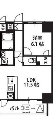 S-RESIDENCE新大阪駅前　間取り