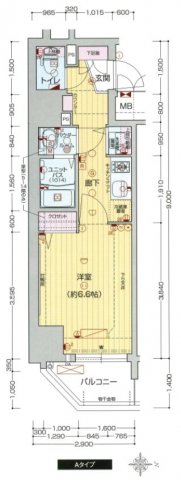 プレサンス北浜ラ・フェスタ　間取り