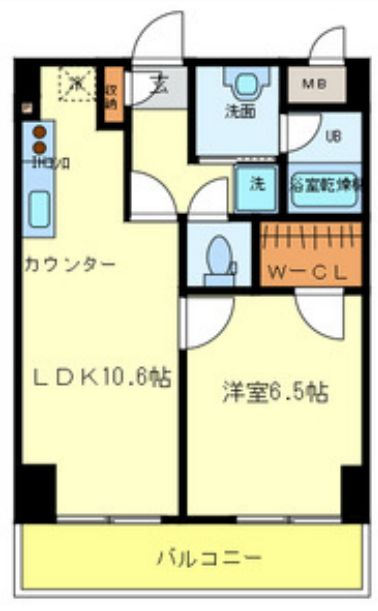 Elfer天王寺　間取り