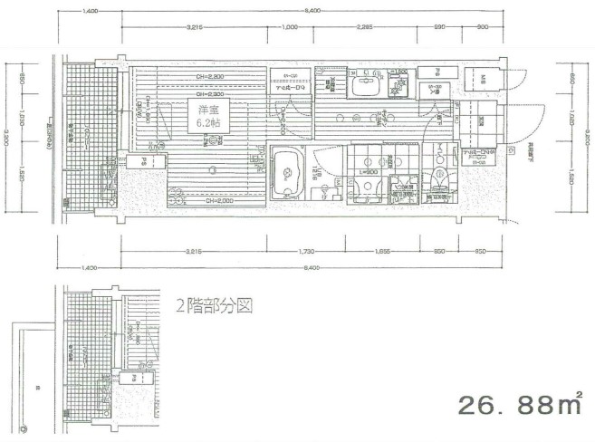 リーガル南船場Ⅲ 間取り図