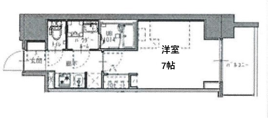 S-RESIDENCE堺筋本町Deux 間取り