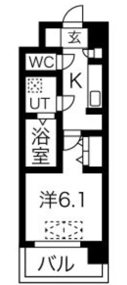 スプランディッド新大阪DUE 間取り