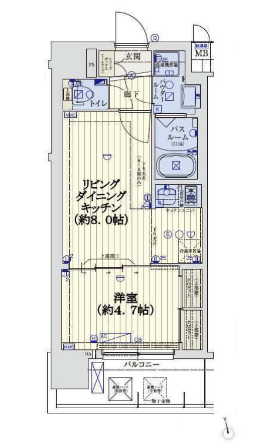 スワンズシティ大阪EAST　間取り図