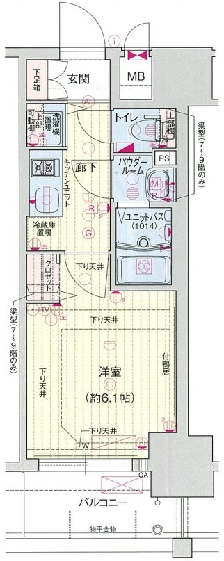 プレサンス新大阪ザ・シティ　間取り