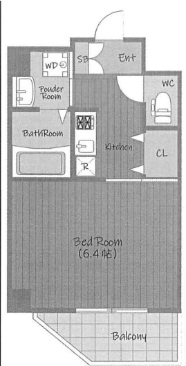 クレビオス難波EAST　間取り