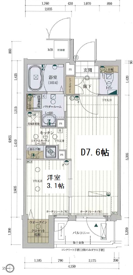 ファーストフィオーレ心斎橋イースト 間取り
