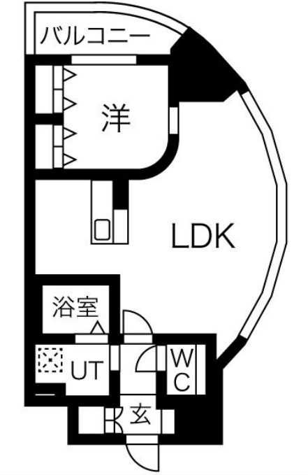 LaSante梅田北　間取り