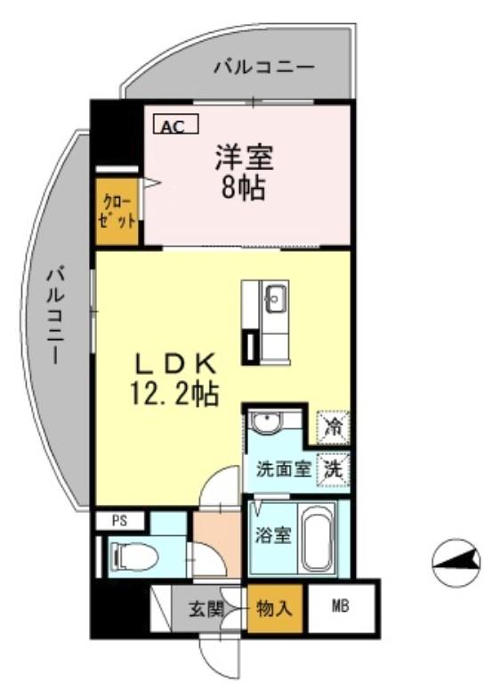 LaSante梅田北　間取り