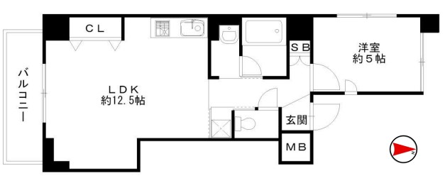 エルブ南船場　間取り