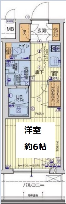 レオンコンフォート難波リオ　間取り