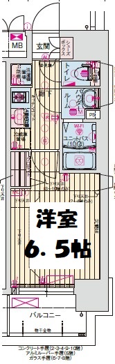プレサンス難波マジョリティ　間取り