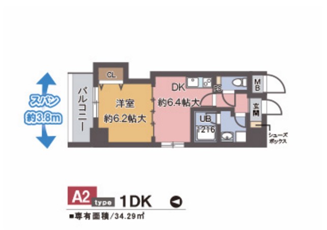 リンデンプラザ心斎橋　間取り