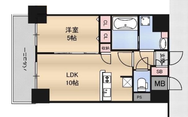 プレサンス梅田北アロー　間取り