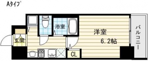 プレサンス本町ジョイス　間取り