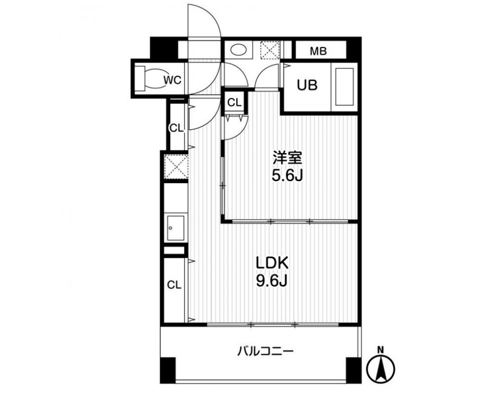 アーデンタワー立売堀　間取り