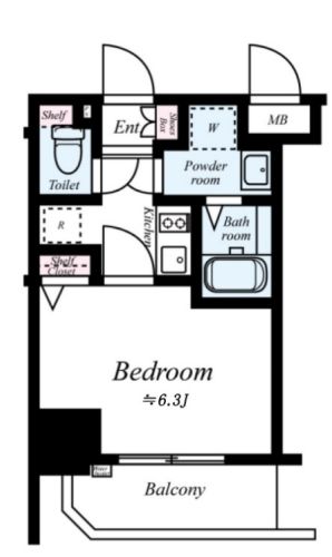 スワンズシティ堺筋本町 間取り