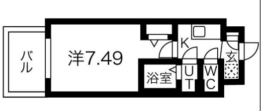 フォーリアライズ難波南レーヴ　間取り図