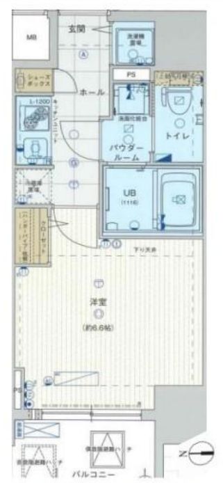 エスライズ難波ＥＡＳＴ　間取り