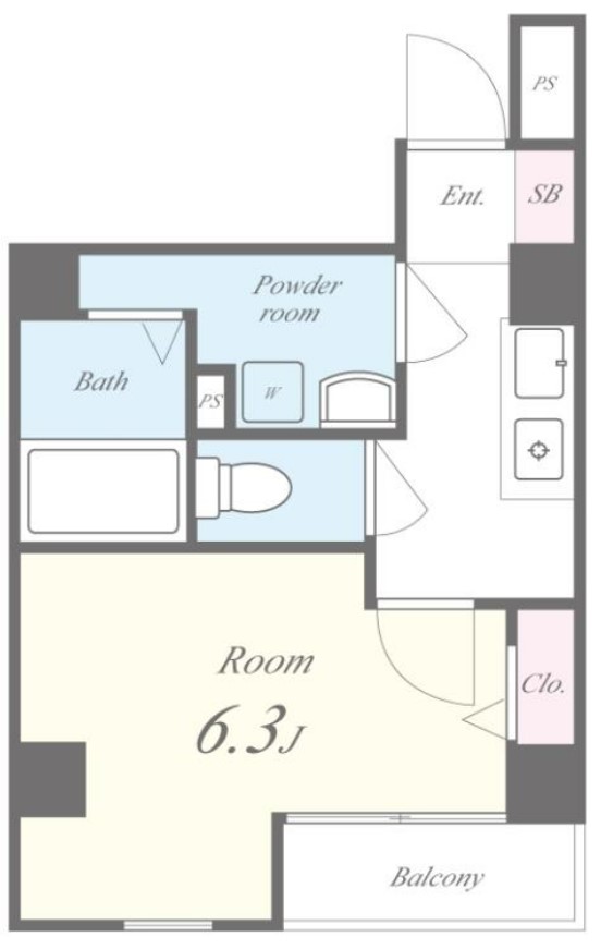 グランパシフィック木川東　間取り