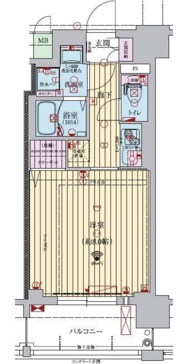 ファーストフィオーレ玉造グレイス　間取り図