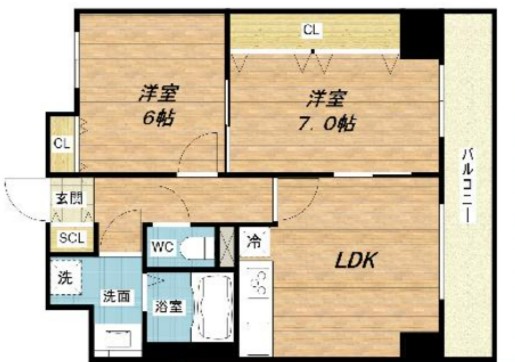 グランデュール林寺 間取り