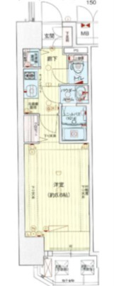 プレサンス本町エクストラ　間取り