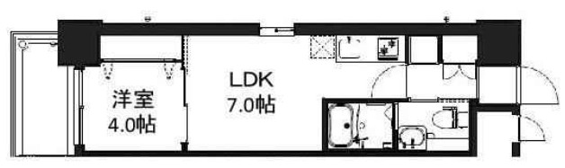 LaCASA玉造　間取り
