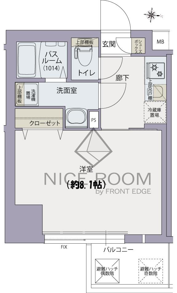 プランドール福島レジデンス　間取り